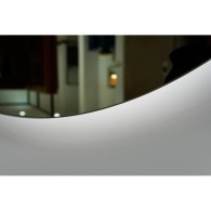 Specchio da Bagno Illuminato "Lisboa" Ø80Cm Bianco Freddo