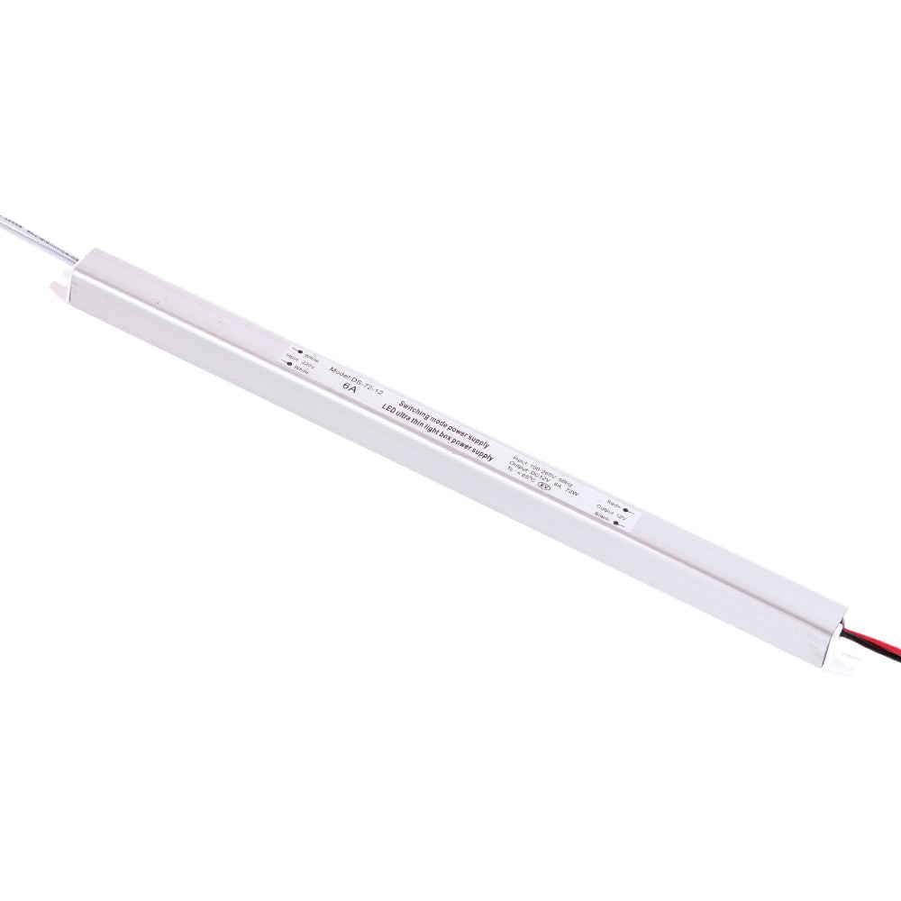 Trasformatore LED ultrafine 72W 12VDC_110V-220V/AC IP20 Trasformatore LED ultrafine 72W 12VDC_110V-220V/AC IP20