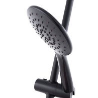 Set doccia in ottone/zinco - Acciaio inossidabile- ABS, Nero