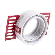 Faretto Circolare Alluminio bianco Inclinabile Ø75mm