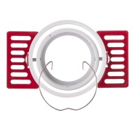Faretto Circolare Alluminio bianco Inclinabile Ø75mm