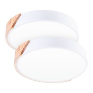 Confezione da 2 Plafoniere LED 18W 1.