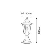 Lampada da terra per esterni RABALUX "Velence" 1xE27 IP43