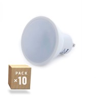 Confezione da 10 lampadine LED GU10 7W 486Lm 2700ºK 10 40.
