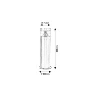 Lampada da terra per esterni RABALUX "Lisbona" LED 560Lm 7W