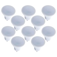 Confezione da 10 lampadine LED GU10 7W 486Lm 2700ºK 10 40.
