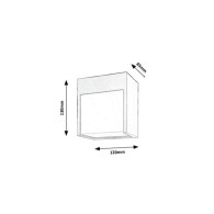 Applique da esterno RABALUX "Balimo" LED 560Lm 12W 560Lm IP54
