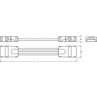 Connettori per strisce LED RGB Ledvance -CSW/P4/50 Confezione