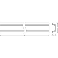 Strisce LED Profilo Piatto Ledvance -PF03/UW/25X7/12/1 1M