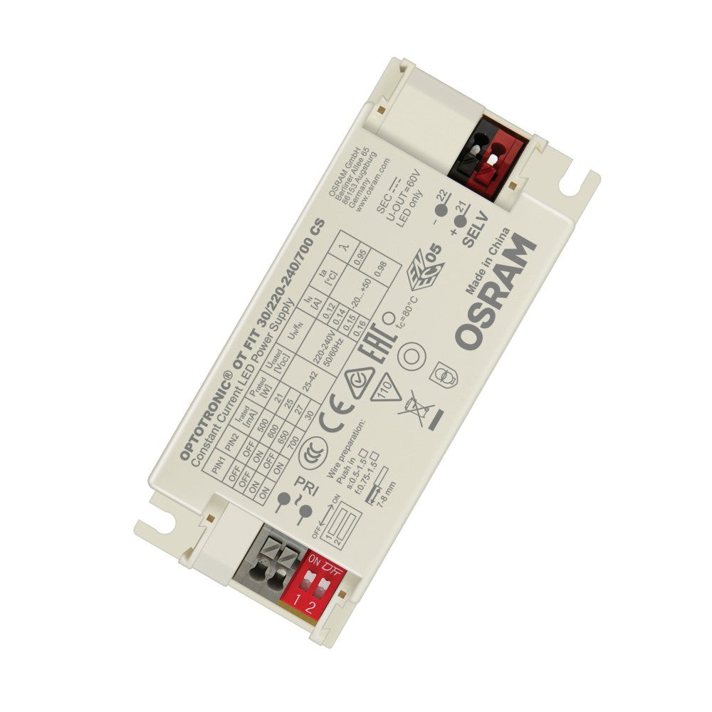 Trasformatore LED Osram OT FIT 30/220-240/700 CS Trasformatore LED Osram OT FIT 30/220-240/700 CS