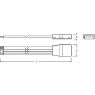 Connettori per strisce LED RGBW Ledvance -CP/P5/500/P