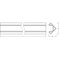 Strisce LED Ledvance Profilo Medio -PM06/E/18X18/12/1 1M