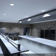 Faretto LED da incasso 24W 2022Lm 2700ºK IP65 Bagni/Cucine