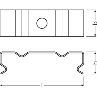 Strisce LED a profilo largo Ledvance Clip -PW01/MB Confezione