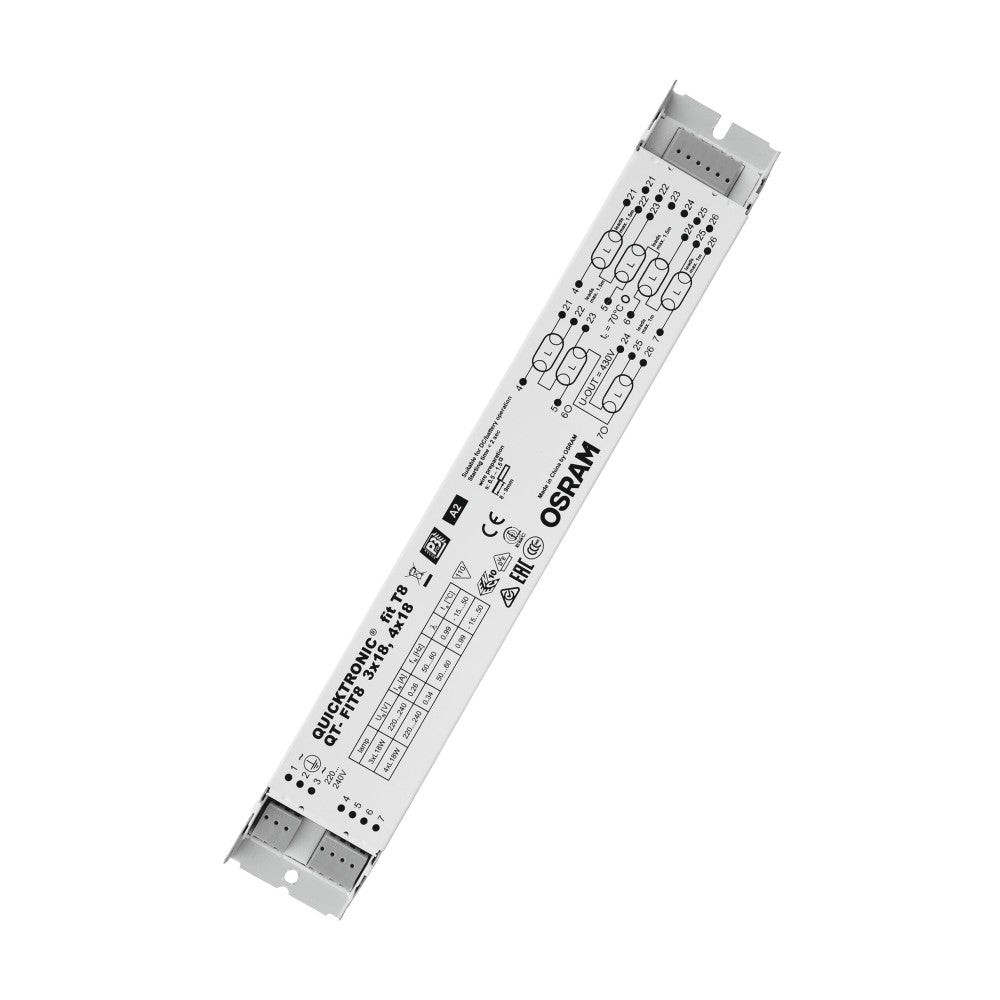 Ledvance/Osram QuickTronic QT FIT 8 QT-FIT8 3X18,4X18/220-240 Ledvance/Osram QuickTronic QT FIT 8 QT-FIT8 3X18,4X18/220-240