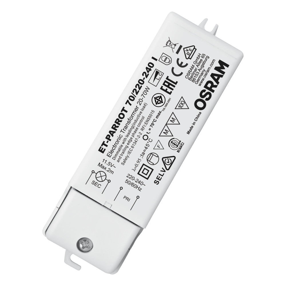 Trasformatore Ledvance/Osram ET PARROT ET PARROT 70/220-240 Trasformatore Ledvance/Osram ET PARROT ET PARROT 70/220-240