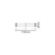 Attrezzatura impermeabile Ledvance 120 cm x 2 tubi