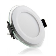 Faretto LED Downlight 6W 600Lm 4200ºK Vetro Circolare Ø95Mm
