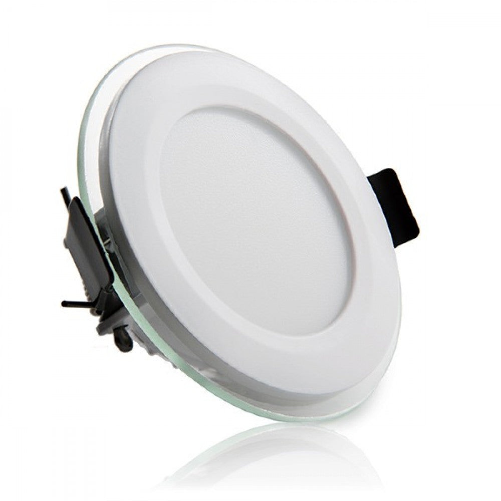 Faretto LED Downlight 6W 600Lm 4200ºK Vetro Circolare Ø95Mm