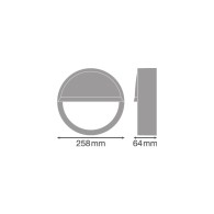 Accessorio Lampada da Parete LED Ledvance Eyelid 250