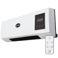 Riscaldatore PTC + Ventola 1500W Bianco Telecomando
