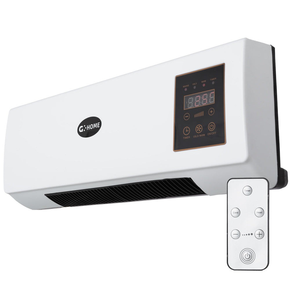 Riscaldatore PTC + Ventola 1500W Bianco Telecomando Riscaldatore PTC + Ventola 1500W Bianco Telecomando