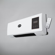 Riscaldatore PTC + Ventola 1500W Bianco Telecomando