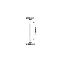 RABALUX "Inoxtorch" Faro da esterno 1xE27 IP44