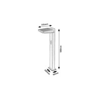RABALUX "Lasset" Faro Solare LED da Esterno 4.