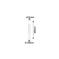 RABALUX "Inoxtorch" Faro da esterno 1xE27 IP44