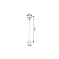 RABALUX "Paravento" Faro da esterno 1xE27 IP44
