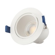 Faretto LED Downlight da Incasso Orientabile 8W 750Lm CCT