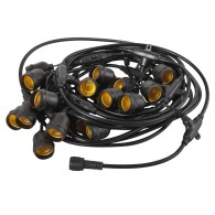 Catena da 20 Portalampade E27 10 Metri IP65 senza Lampadine