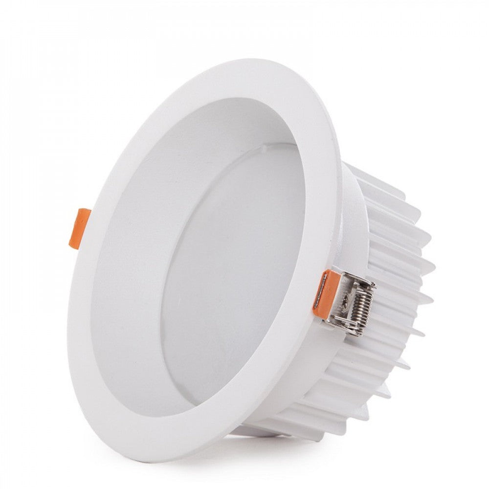 Faretto LED circolare da incasso 18W 2520Lm 2700ºK Antiriflesso Faretto LED circolare da incasso 18W 2520Lm 2700ºK Antiriflesso