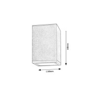 RABALUX "Zombor" Lampada da soffitto per esterni 1xGU10 IP54