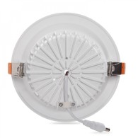 Faretto LED circolare da incasso 18W 2520Lm 2700ºK Antiriflesso