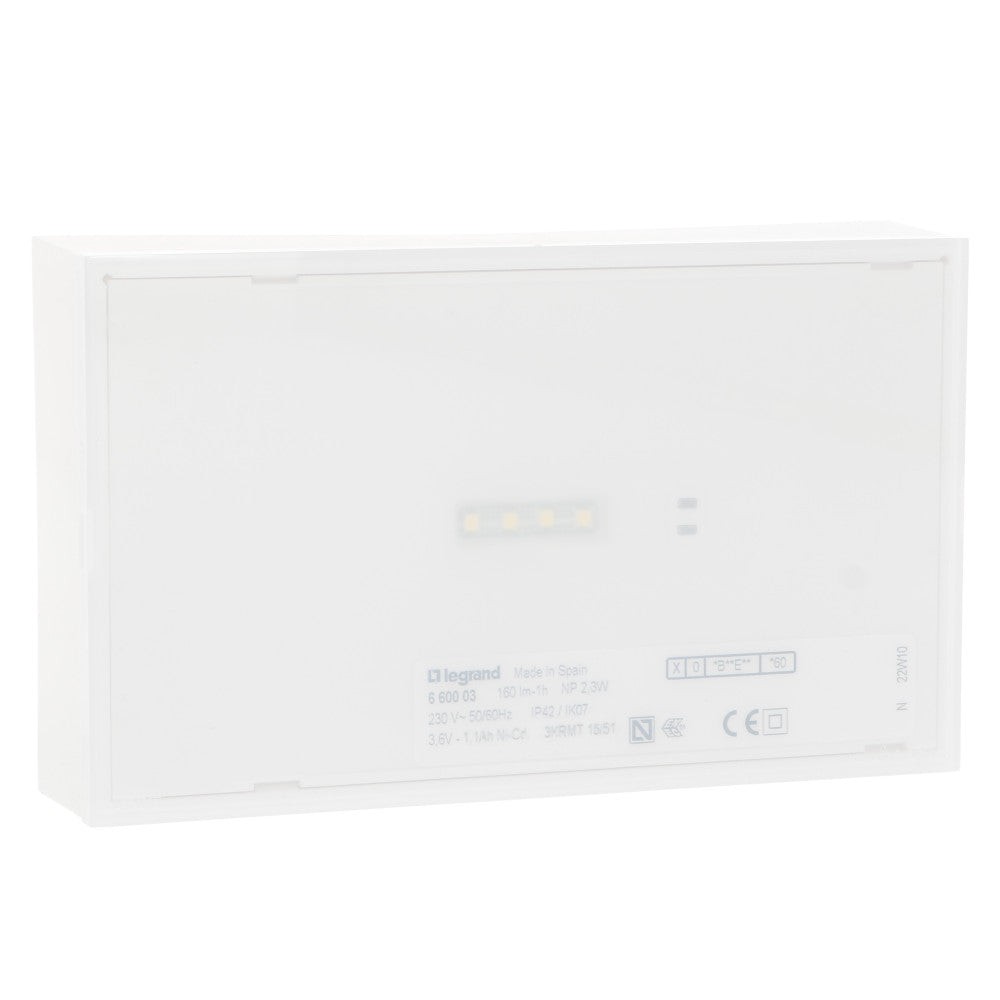 Apparecchio di emergenza LEGRAND-Ura Next - 200 lumen - 1H - Apparecchio di emergenza LEGRAND-Ura Next - 200 lumen - 1H -