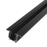 Faretti LED Neri da Binario Trifase 1M da Incasso