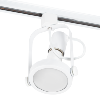 E27 Faretto da Binario Monofase Senza Lampadina Bianco