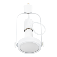 E27 Faretto da Binario Monofase Senza Lampadina Bianco