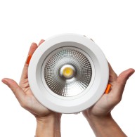Faretto LED circolare da incasso 15W 2100Lm 2700ºK Antiriflesso