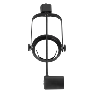 Faretto da Binario Monofase E27 Senza Lampadina Nero