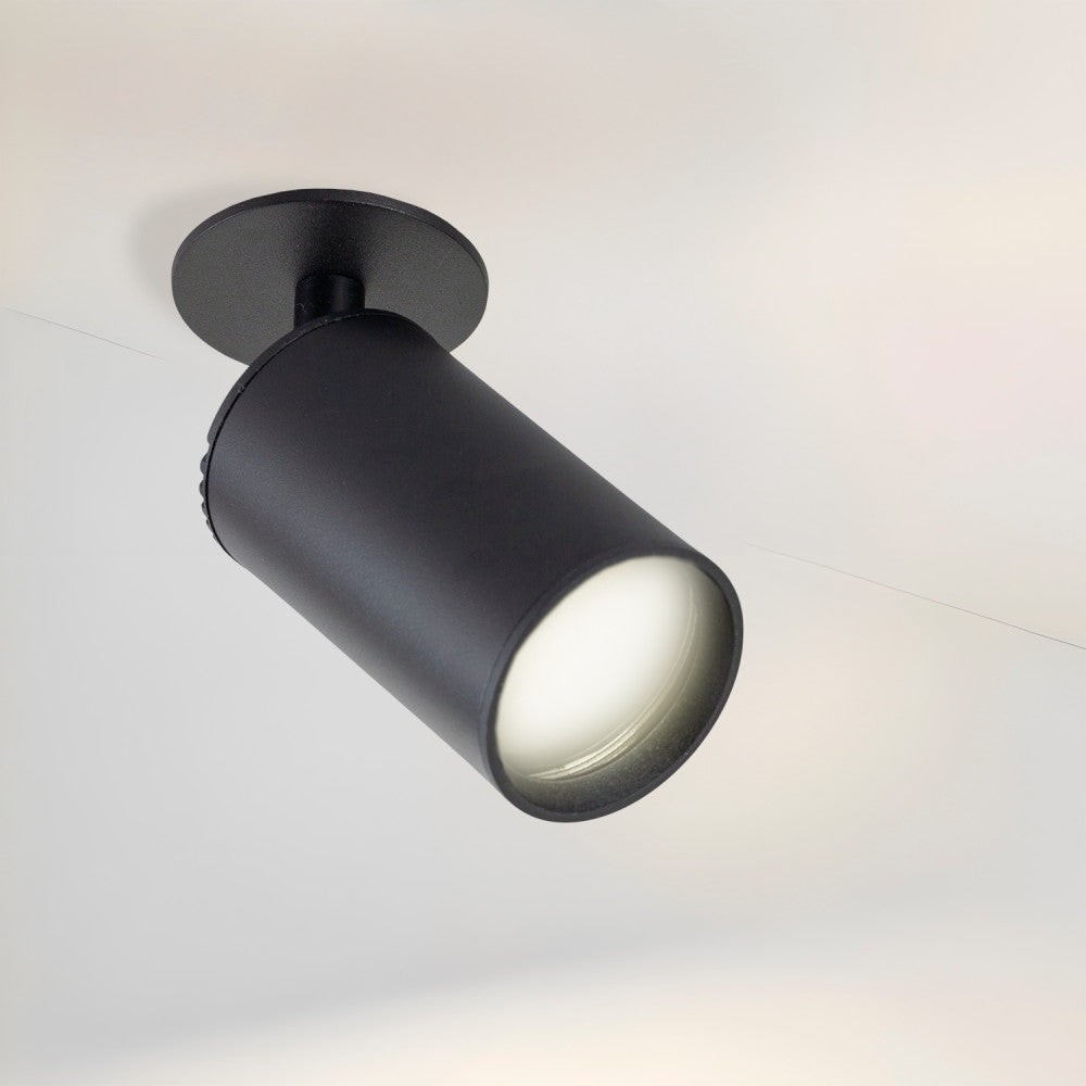 Faretto da incasso GU10 nero (senza lampadina) Faretto da incasso GU10 nero (senza lampadina)