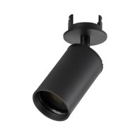 Faretto da incasso GU10 nero (senza lampadina)