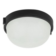 Lampada da parete da giardino E27 IP44 nera senza lampadina