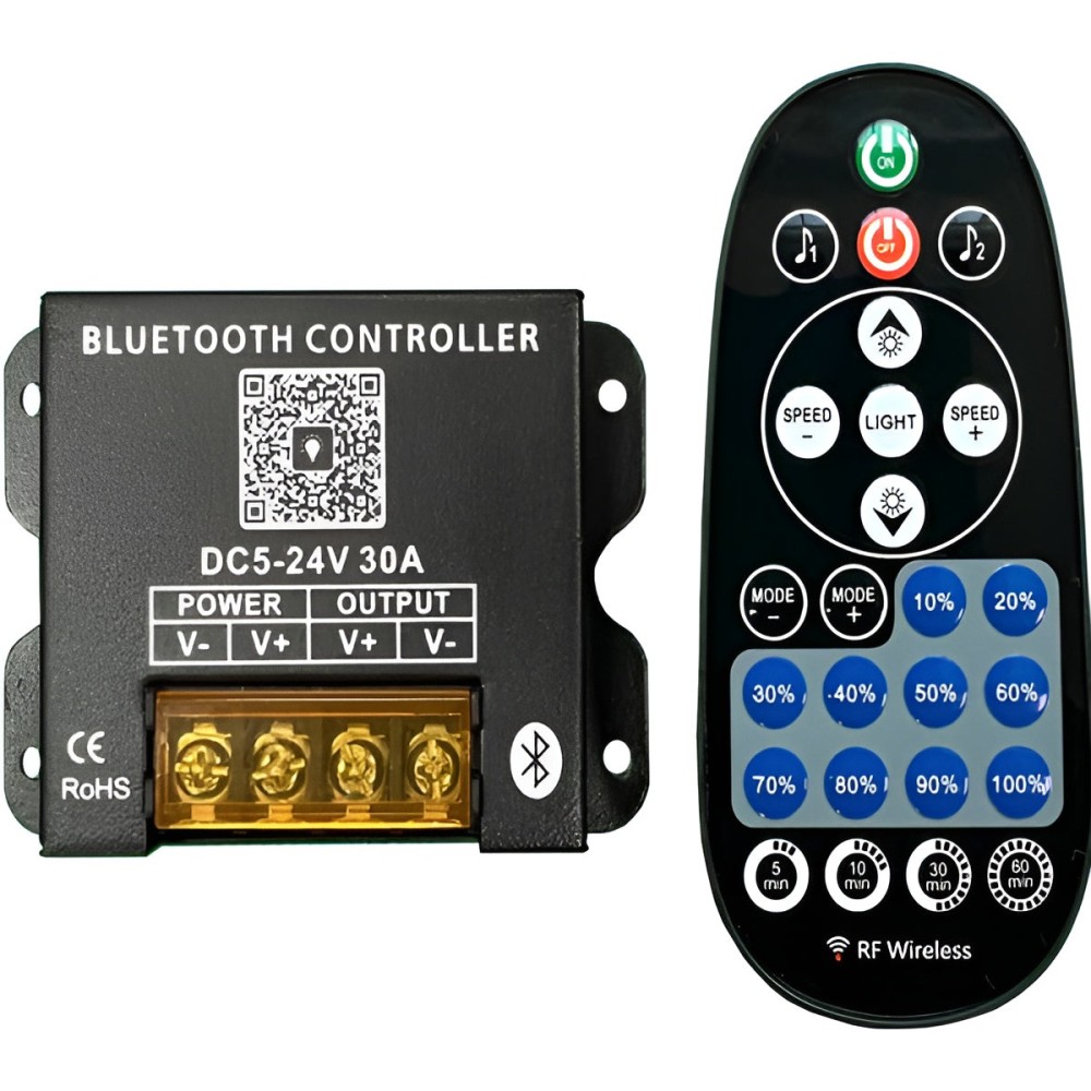 Dimmer LED RF per app Bluetooth 25 tasti Dimmer LED RF per app Bluetooth 25 tasti