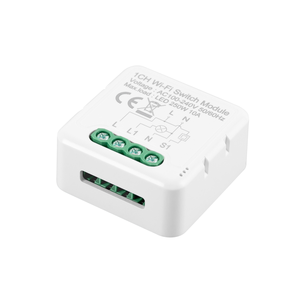 Interruttore WiFi Compatibile con interruttori e pulsanti Interruttore WiFi Compatibile con interruttori e pulsanti