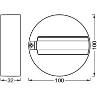 Accessorio Faretto LED da Binario Ledvance Base Rotonda