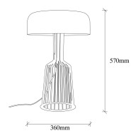 Lampada da tavolo "Bari"