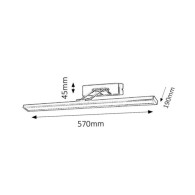 Applique RABALUX "Picture slim" LED 466Lm 12W 466Lm IP20